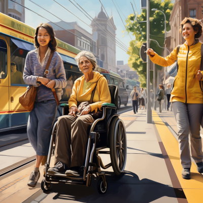 Transport for the elderly in Melbourne
